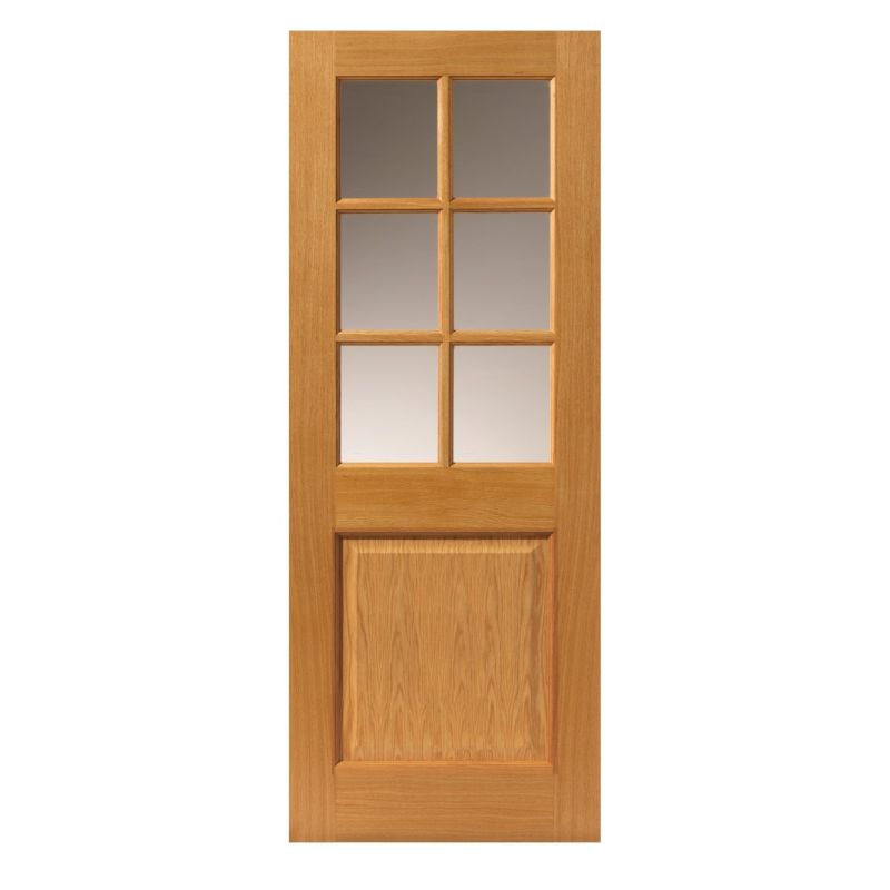 JB Kind Arden Oak Glazed Internal Door-1981 x 838 x 35mm