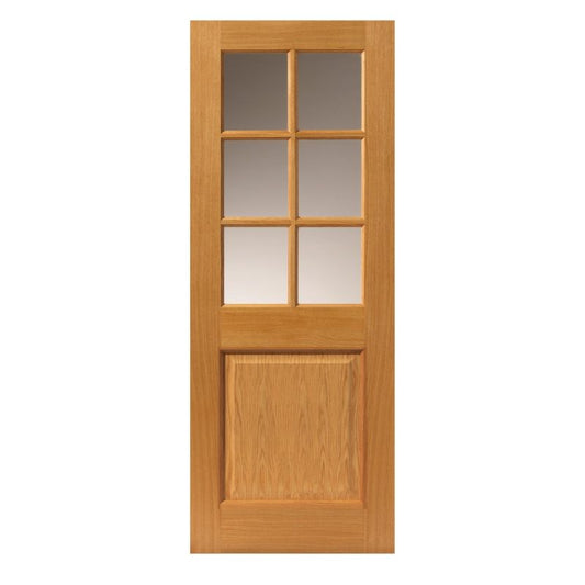 JB Kind Arden Oak Glazed Internal Door-1981 x 762 x 35mm