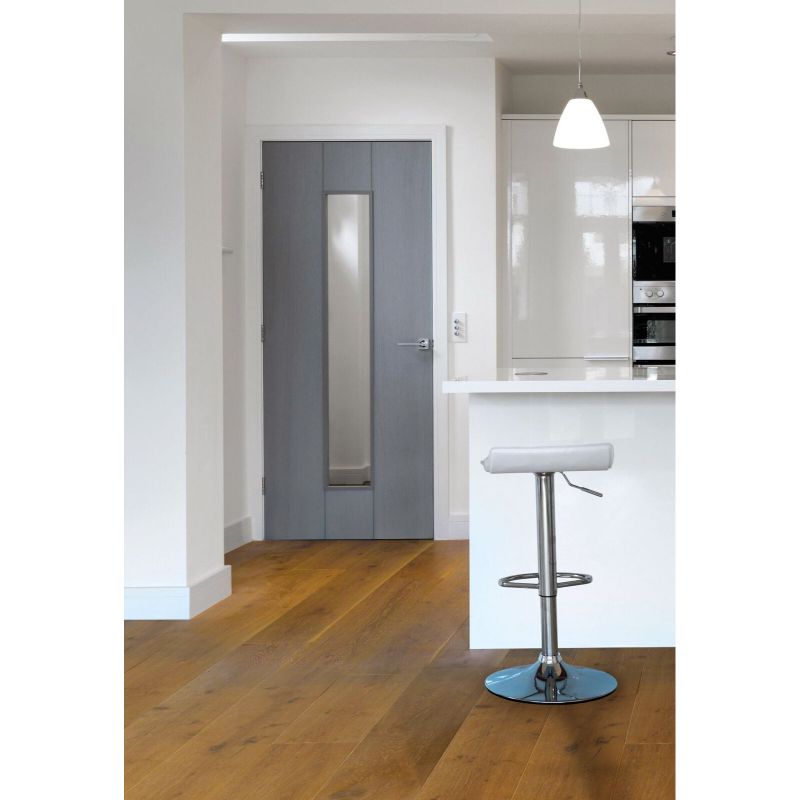 JB Kind Slate Grey Ardosia Glazed Pre-Finished Internal Door 1981 X 762 X 35mm