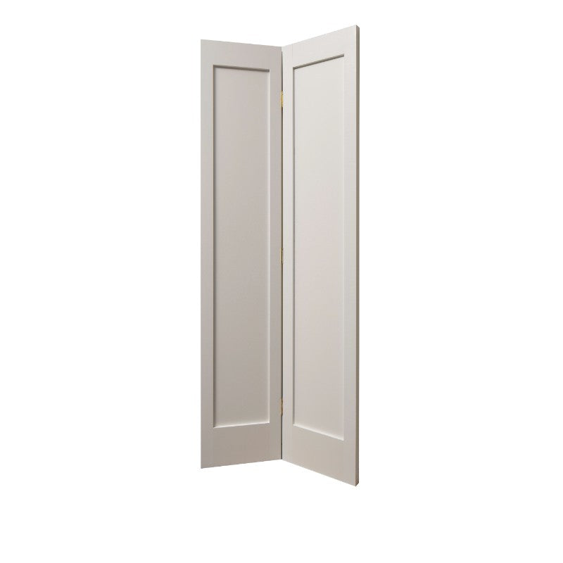 Shaker 2 Panel White Primed Panel Bi-Fold Internal Door 1981 x 762mm