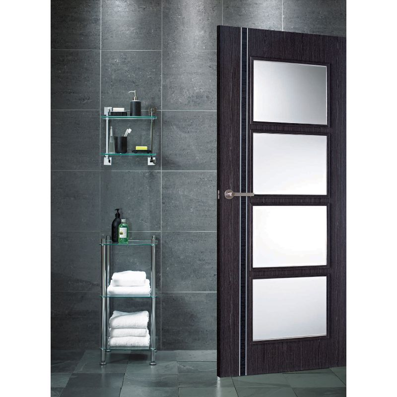 LPD Zanzibar Ash Grey Glazed Internal Door 78in x 27in x 35mm (1981 x 686mm)