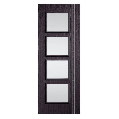 LPD Zanzibar Ash Grey Glazed Internal Door 78in x 27in x 35mm (1981 x 686mm)