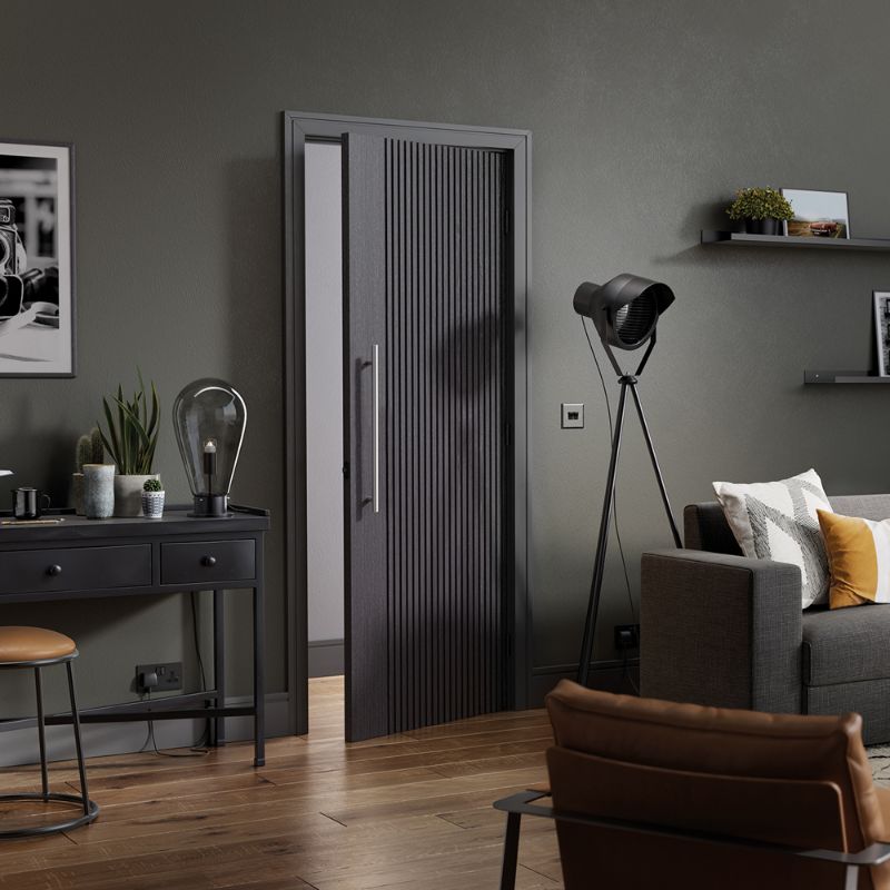 LPD Melbourne Ash Grey Pre-Finished Internal Door - 78in x 27in x 35mm (1981 x 686mm)
