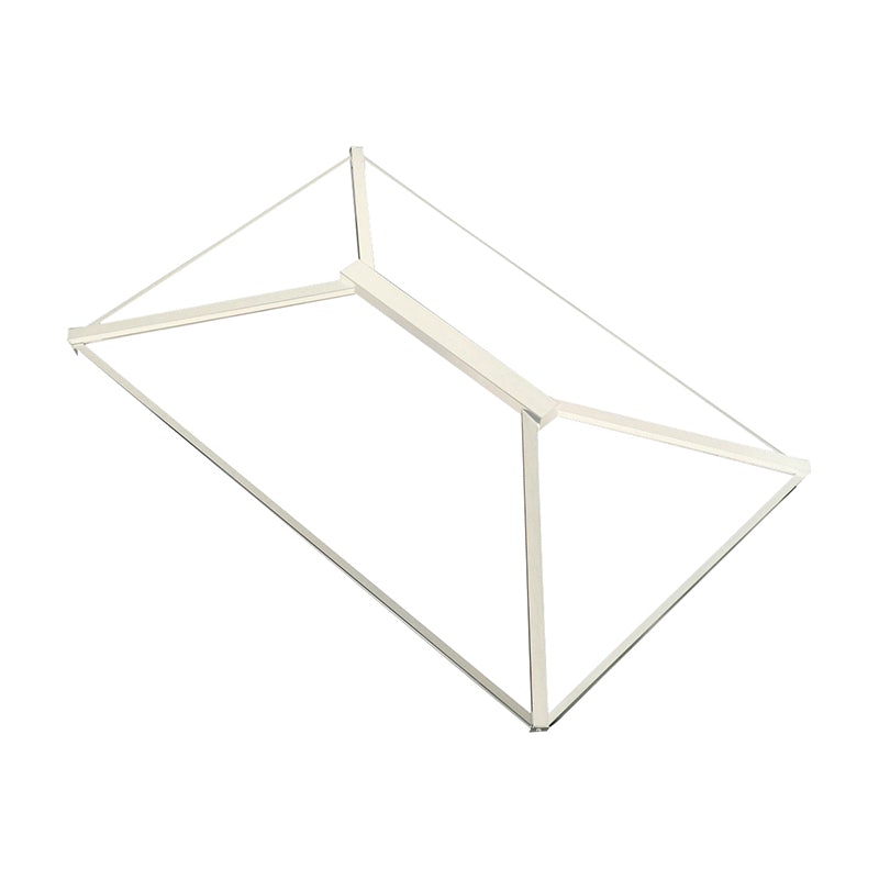 Image for Atlas Contemporary Roof Lantern Window Active Blue Double Glazed in White - 1000mm x 2000mm