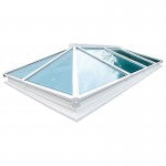 Image for Atlas Traditional Roof Lantern Window Active Neutral Double Glazed in White - 1000mm x 1500mm