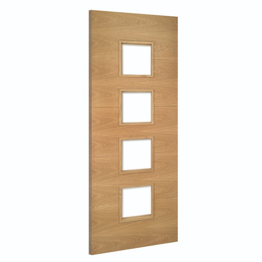 Image for Deanta Augusta Unglazed Interior Oak Door 1981 x 610 x 35mm