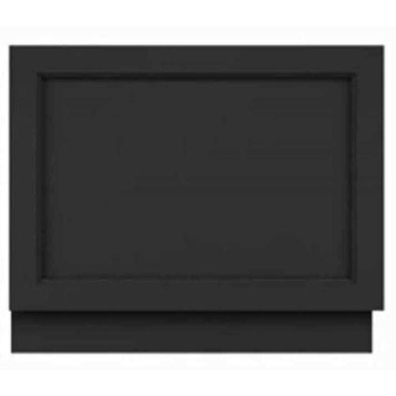 Bayswater Bath End Panel Matt Black - All Sizes