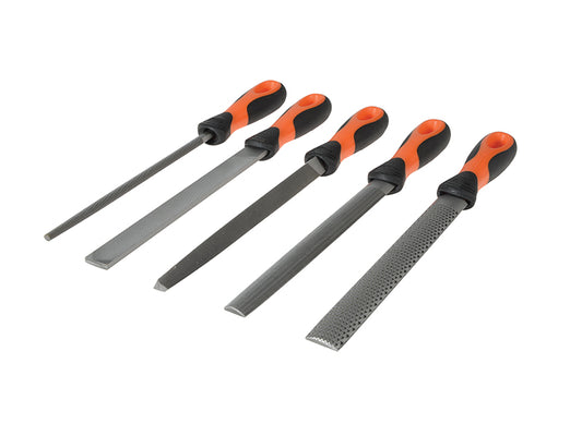 Bahco Second Cut File Set, 5 Piece