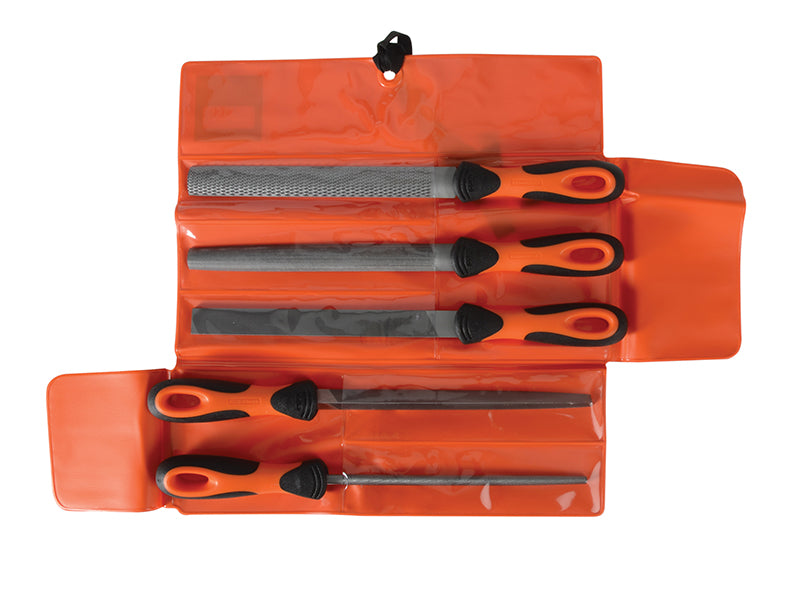 Bahco Second Cut File Set, 5 Piece