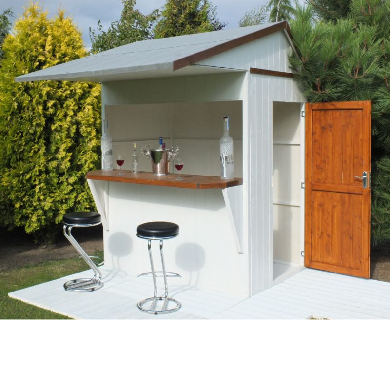 Shire Garden Bar w/ Apex Roof - 6ft x 4ft 