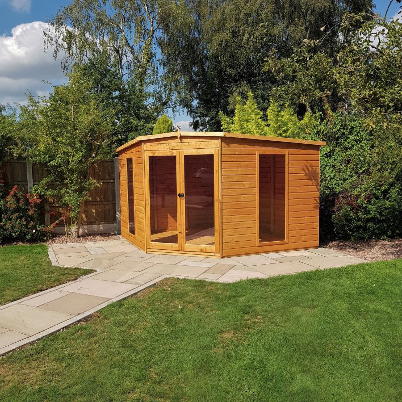 Shire Barclay Shiplap Corner Summerhouse - All Sizes