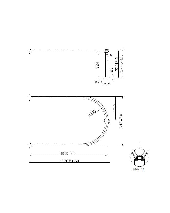 Image for Bayswater 1/2 Shower Curtain Ring