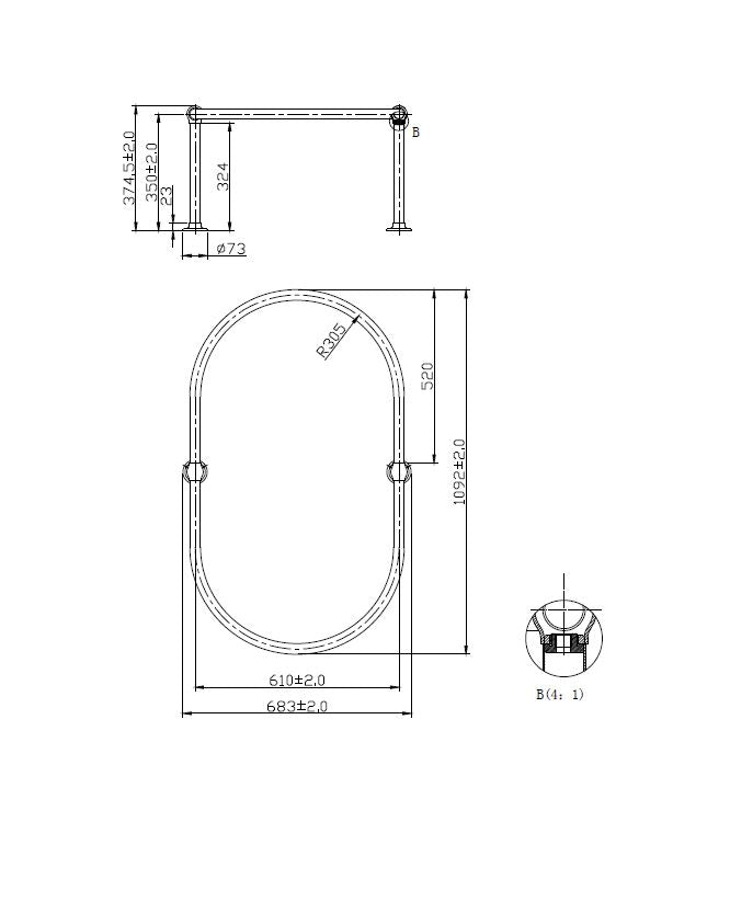 Image for Bayswater Full Shower Curtain Ring