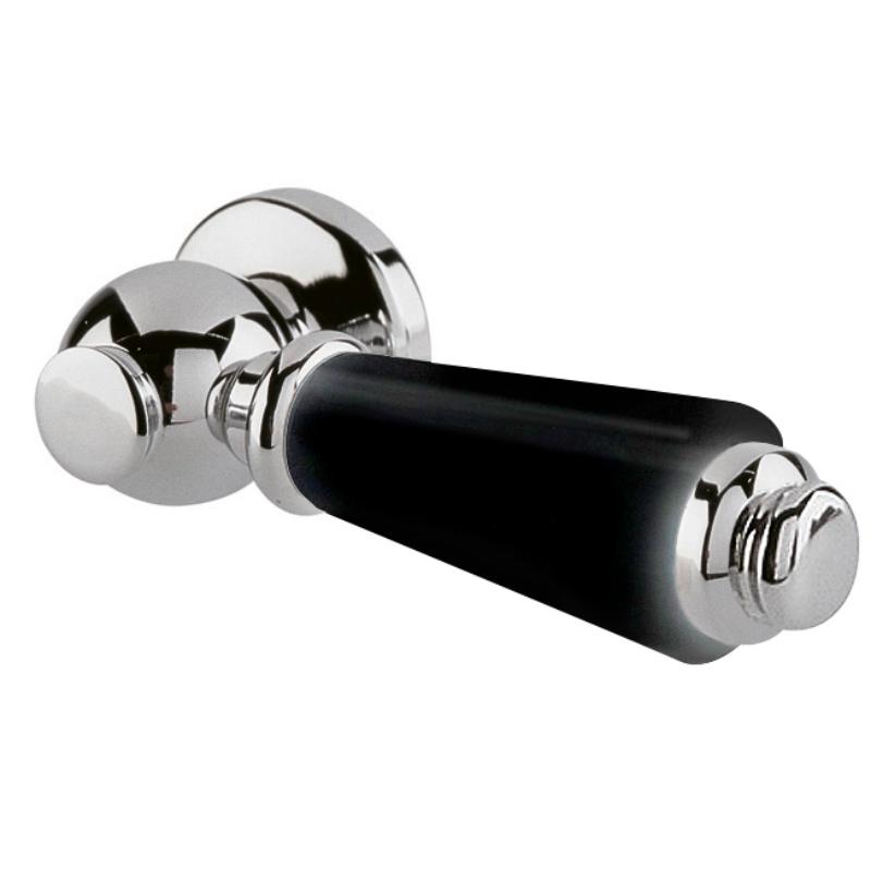 Bayswater Black Ceramic Handle WC Lever