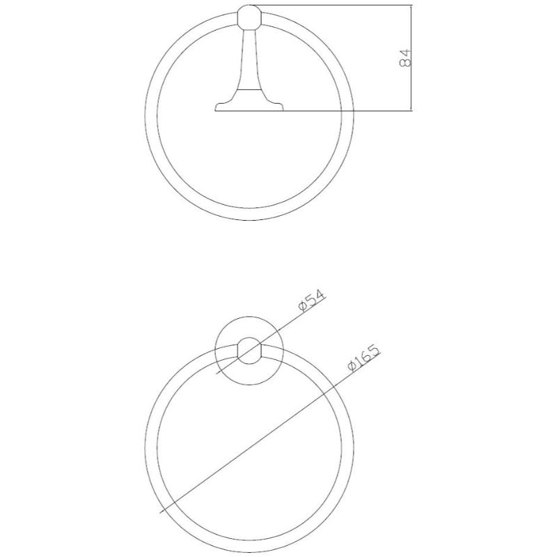 Bayswater Traditional Towel Ring