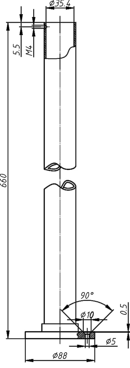 Image for Bayswater Standpipes 660mm x 40mm