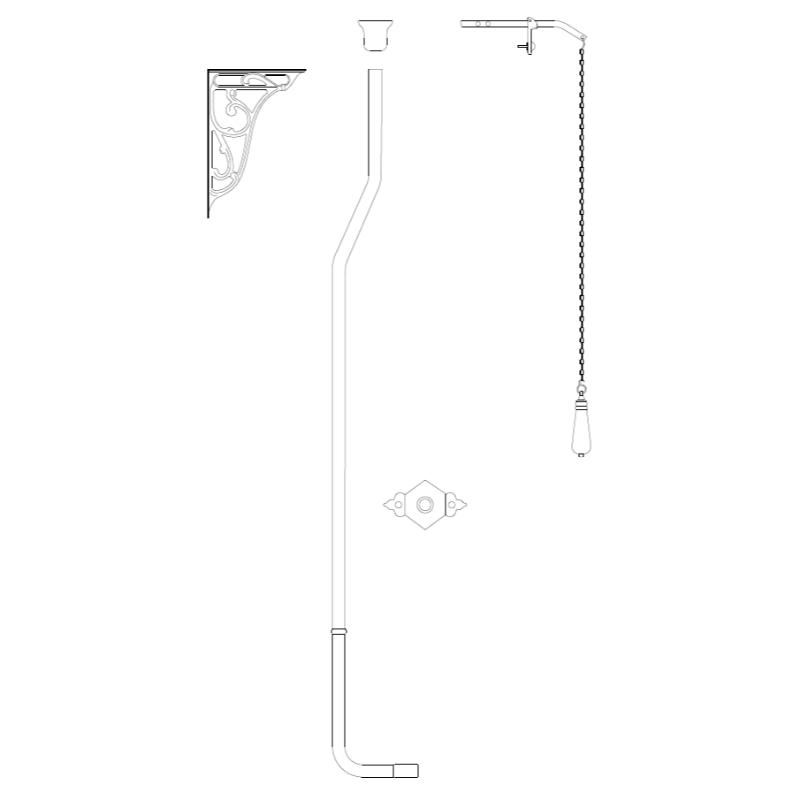 Bayswater High Level Flush Pipe Pack