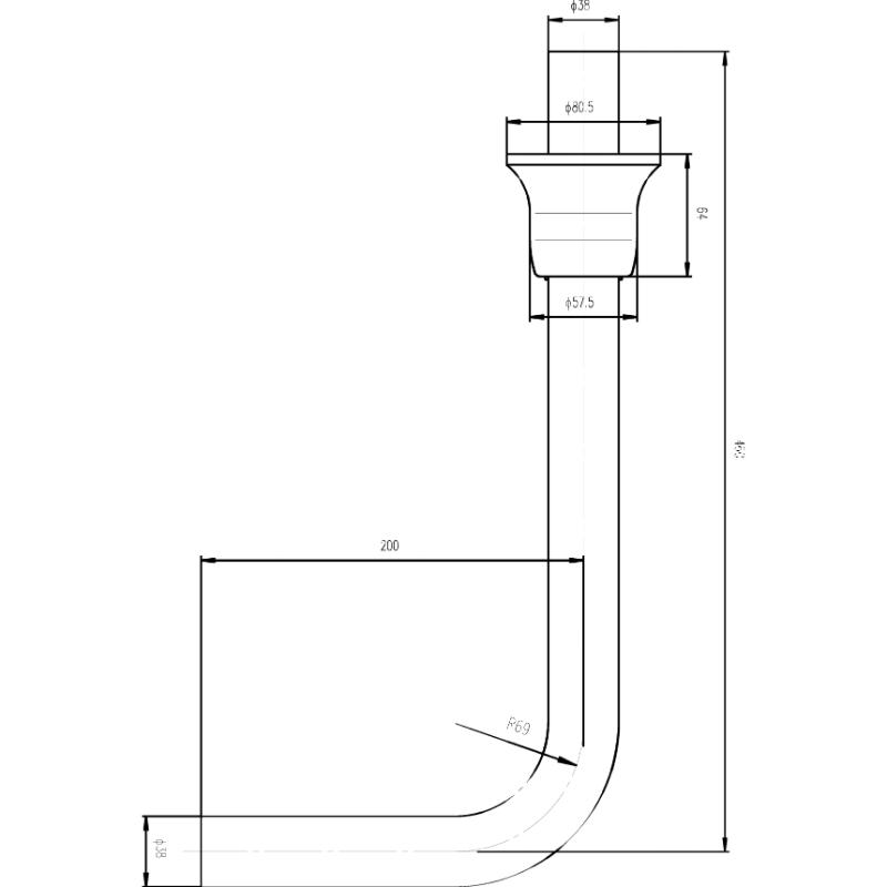 Bayswater Low Level Flush Pipe Pack