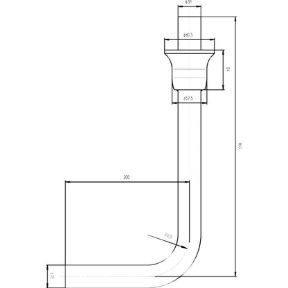 Bayswater Low Level Flush Pipe Pack