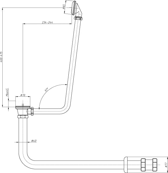 Image for Bayswater Roll Top Bath Pack