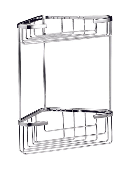 Image for Bayswater Large Wirework 2 Tier Corner Basket