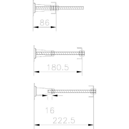 Bayswater Bathurst Bath Leg Set