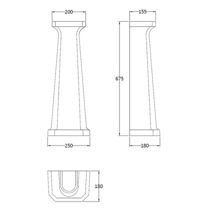Bayswater Fitzroy Full Pedestal