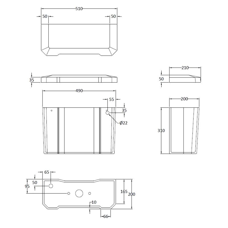  Ceramic Lever & Fittings