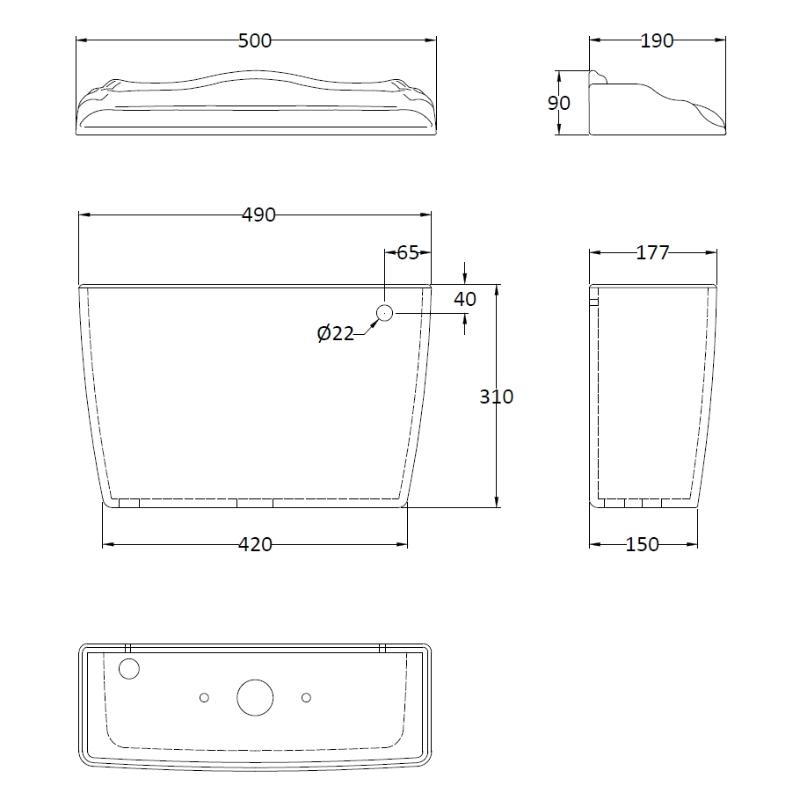  Chrome Lever