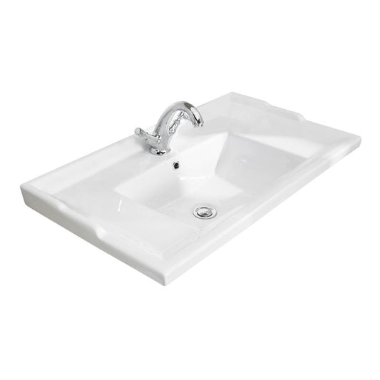 Bayswater 800mm Traditional 1 Tap Hole Basin