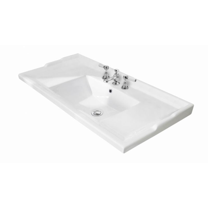 Bayswater BAYC206 1000mm Traditional Basin 3 Tap Holes