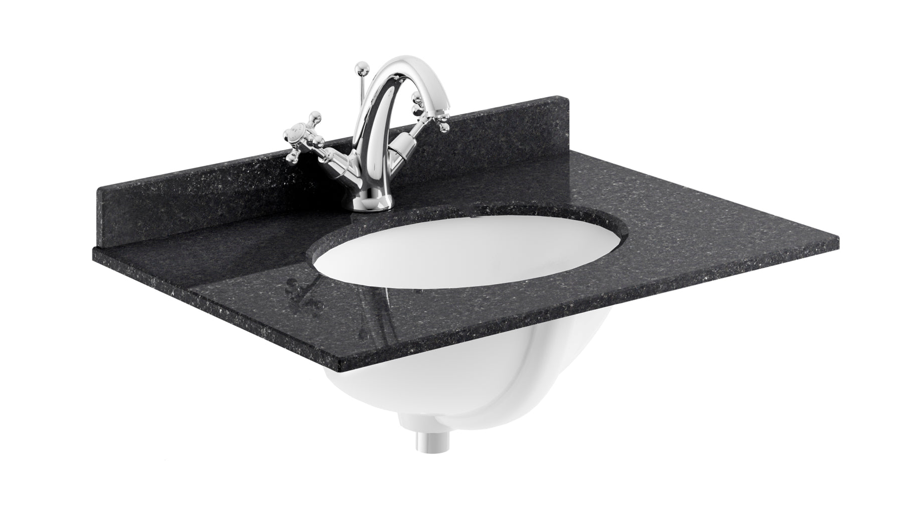 Image for Bayswater Black 600mm 1 Tap Hole Single Bowl