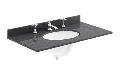 Image for Bayswater Black 800mm Single Bowl 3 Tap Hole