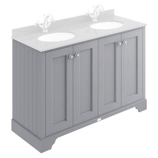 Bayswater Plummett Grey 1200mm 4 Door Basin Cabinet