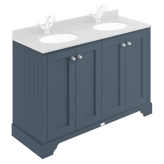 Image for Bayswater Stiffkey Blue 1200mm 4 Door Basin Cabinet