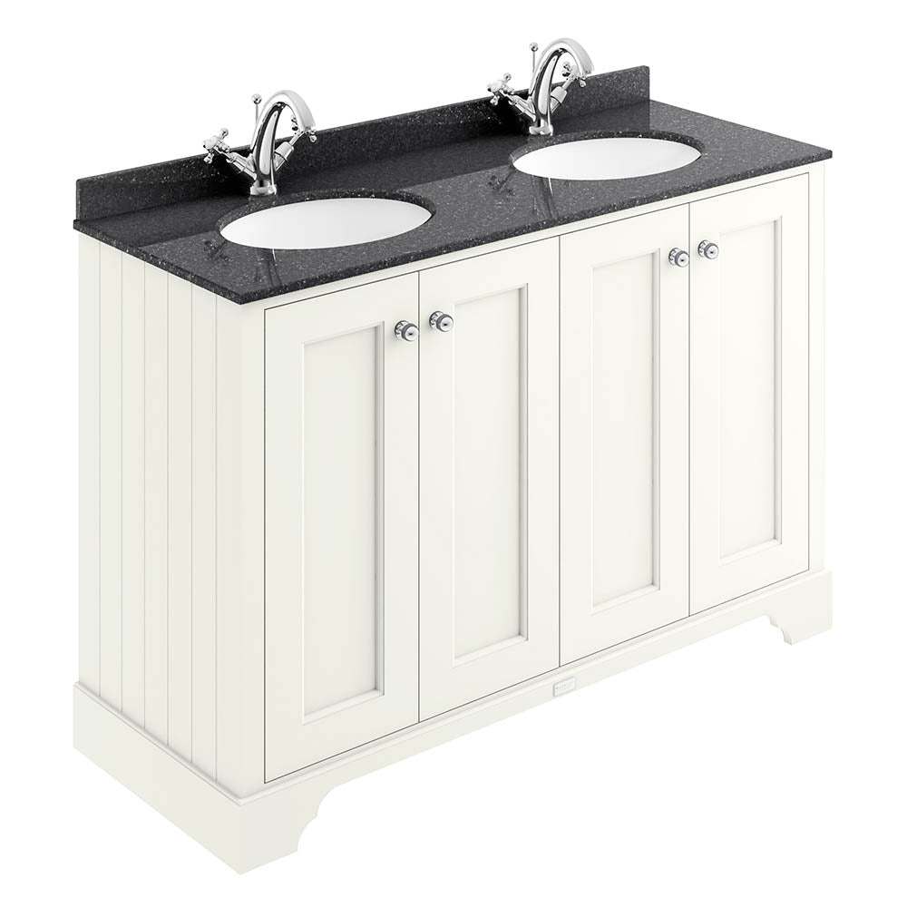 Image for Bayswater Pointing White 1200mm 4 Door Basin Cabinet