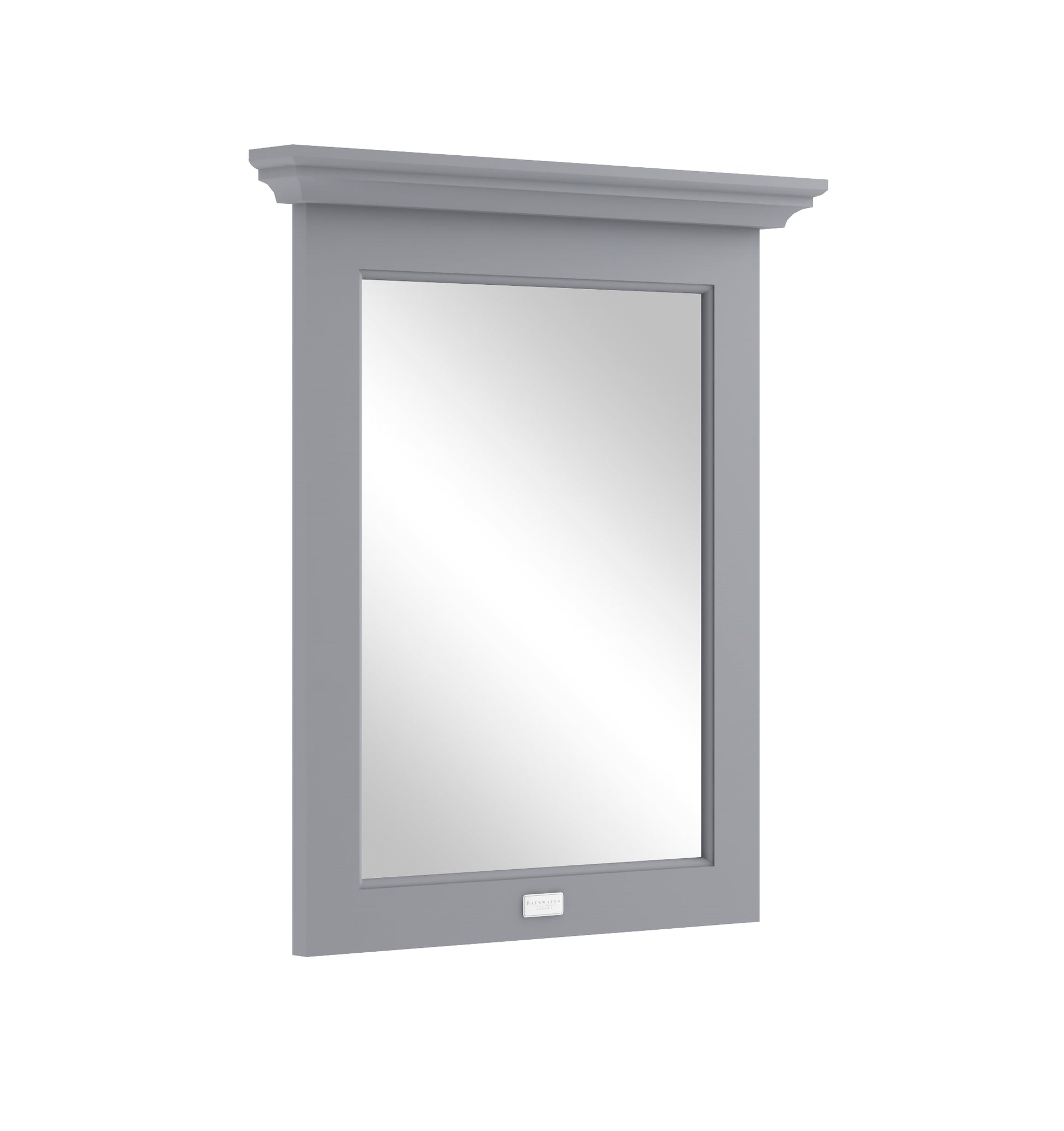 Image for Bayswater Plummett Grey 600mm Flat Mirror