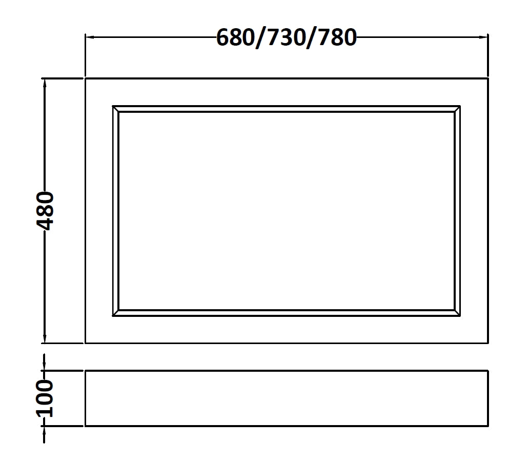 Image for Bayswater Stiffkey Blue 700mm Bath End Panel