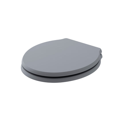 Image for Bayswater Plummett Grey Porchester Traditional Toilet Seat