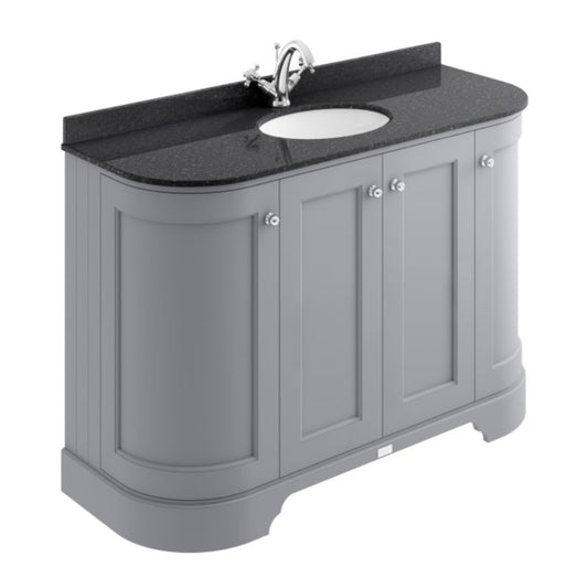 Bayswater 1200mm 4 Door Curved Basin Cabinet - All Colours