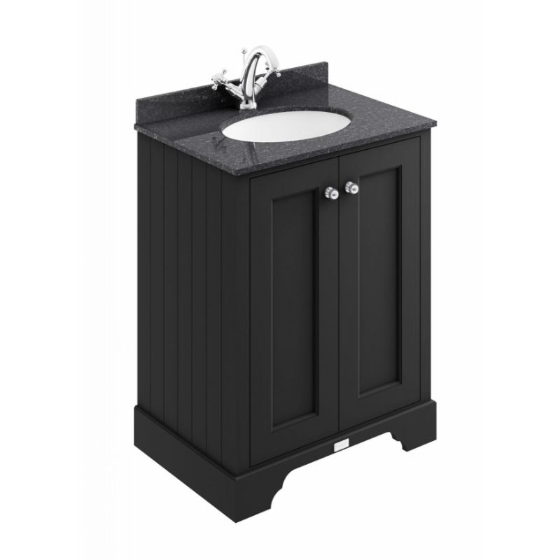 
Bayswater 2 Door Basin Cabinet Matt Black - All Sizes
