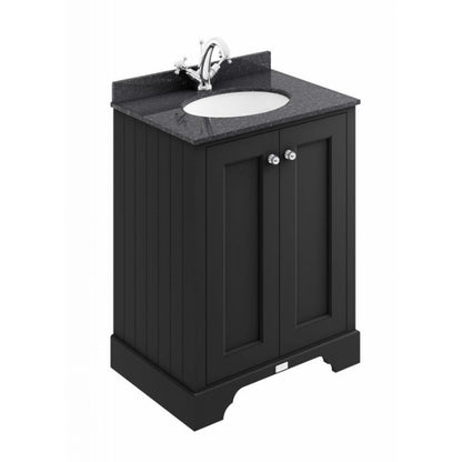 
Bayswater 2 Door Basin Cabinet Matt Black - All Sizes
