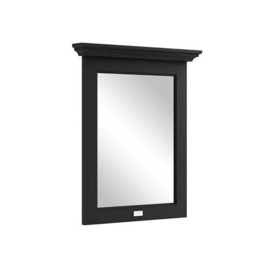 Bayswater BAYF422 600 Flat Mirror Matt Black