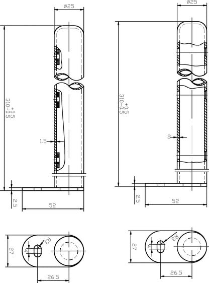 Image for Bayswater Nelson Floor Mounting Kit