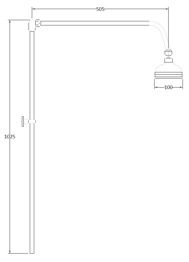 Image for Bayswater Rigid Riser Kit with Swivel Spout