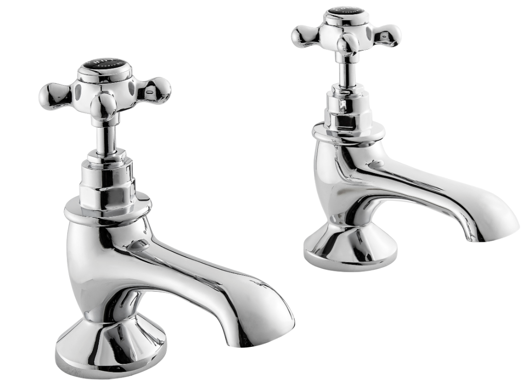 Image for Bayswater Black Bath Taps - BAYT142