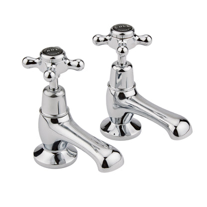 Image for Bayswater Black Basin Taps - BAYT241