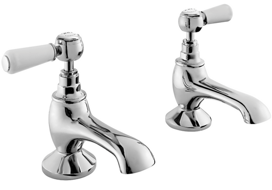 Image for Bayswater White Bath Taps - BAYT402