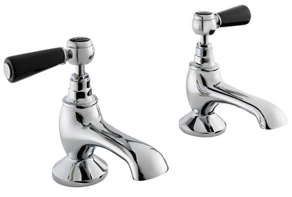 Image for Bayswater Black Bath Taps - BAYT442