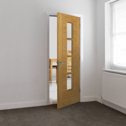 Image for JB Kind Oak Bela Pre-Finished Internal Door